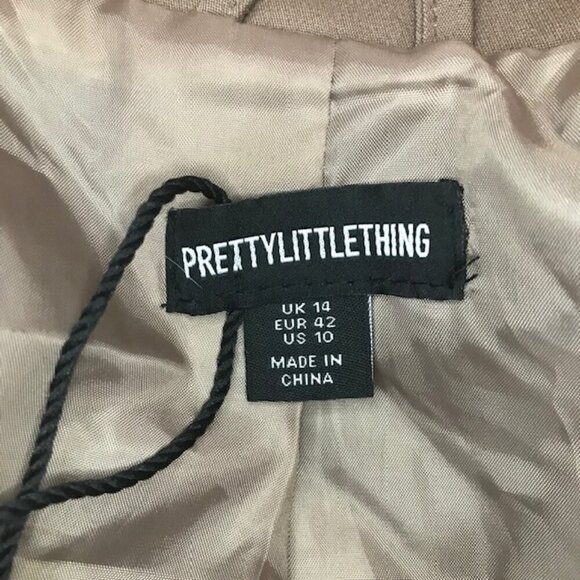 Pretty Little Thing Women's Double Breasted Oversized Boxy Fit Blazer Size 10 - Picture 8 of 10